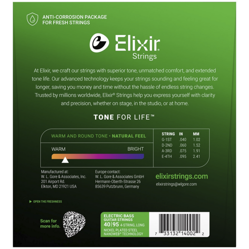 Elixir 14002 Nanoweb SLT 40-95 Bajo
