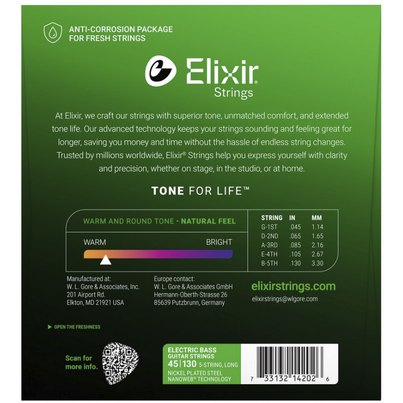 Elixir 14202 Nanoweb light 45-130 Bajo