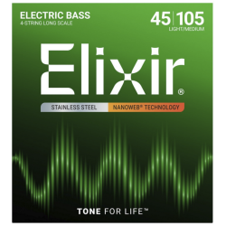 Elixir 14677 Nanoweb 45-105 Steel Set