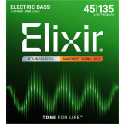 Elixir 14782 Nanoweb 45-135 Steel Set
