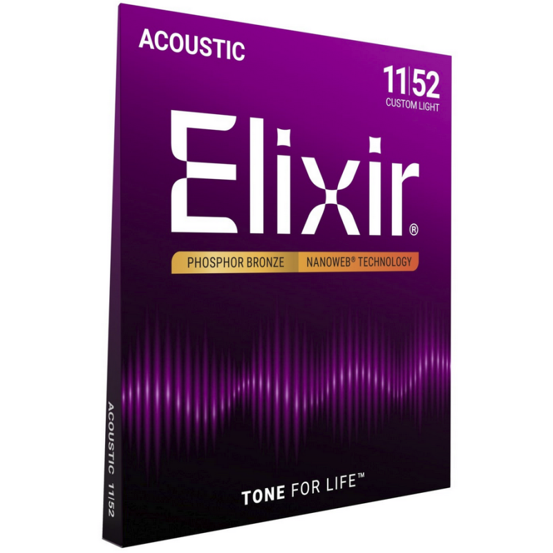 Elixir 16027 Phosphor Bronze 11-52 Acustica