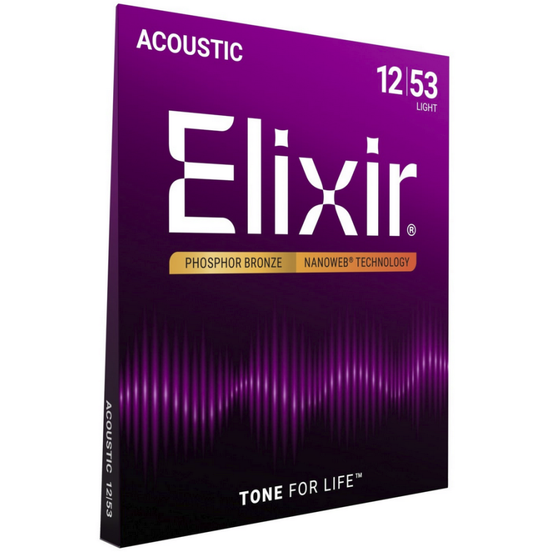 Elixir 16052 Phosphor Bronze 12-53 Acustica