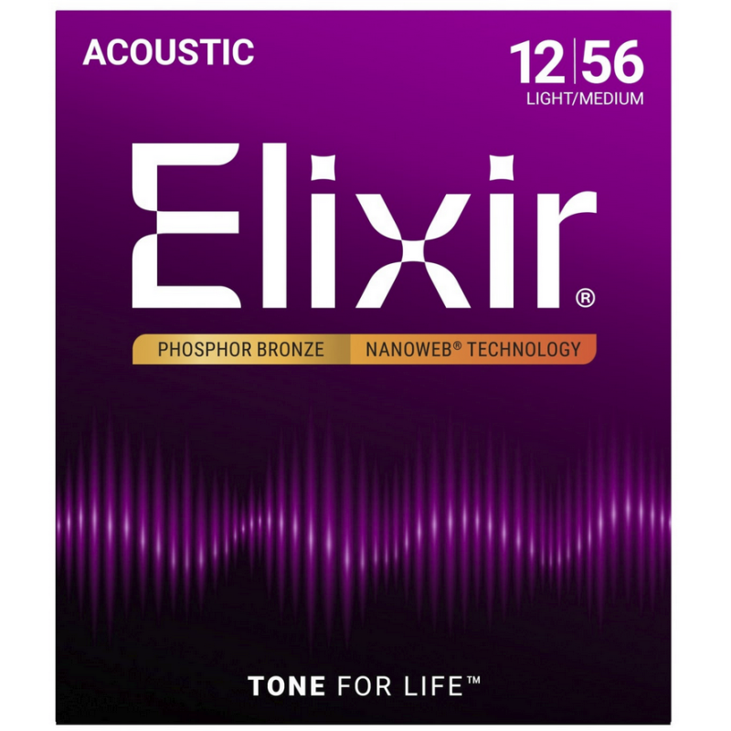 Elixir 16077 Phosphor Bronze lt 12-56