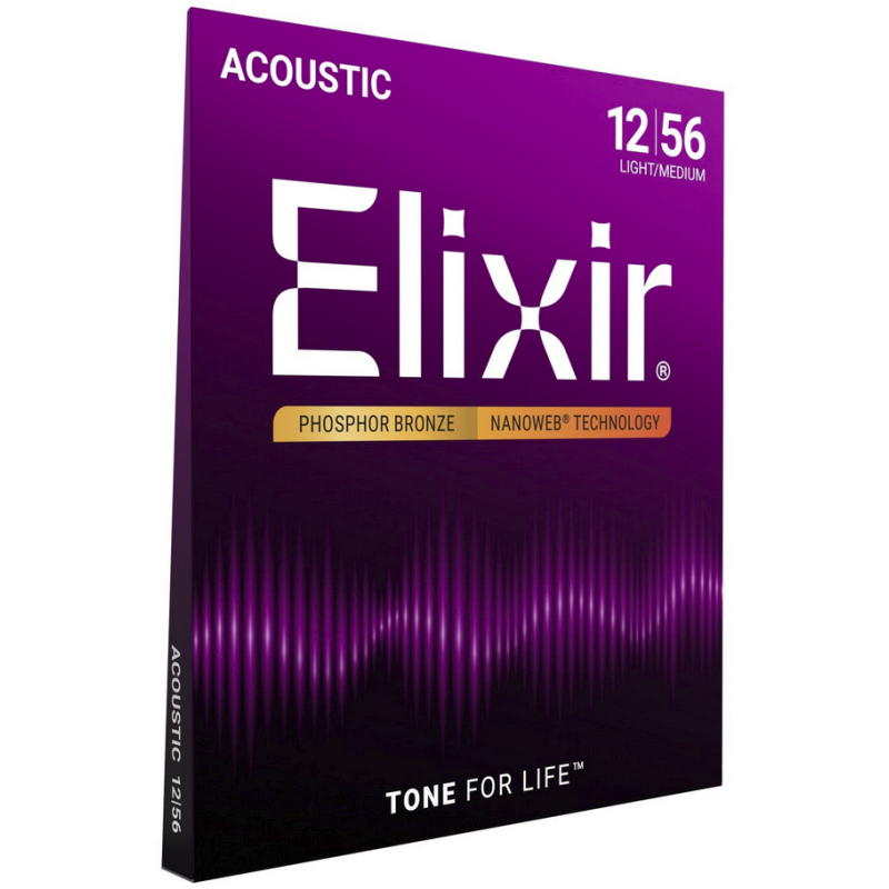 Elixir 16077 Phosphor Bronze lt 12-56