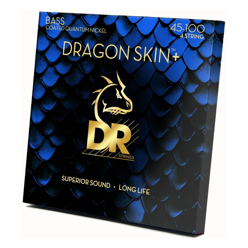 DR Strings Dragon Skin DBQ 45-100 Quantum Nickel