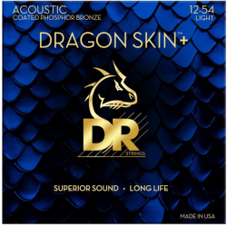 DR Strings Dragon Skin DAP 12-54 Coated Phosphor Bronze