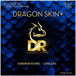 DR Strings Dragon Skin DA8 12-54 Coated Bronze 80/20