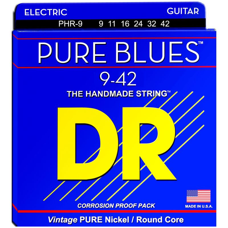 DR Strings Pure Blues PHR 09-42 Pure Nickel