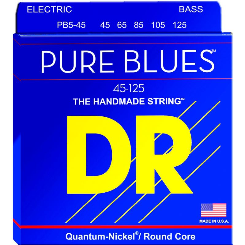 DR Strings Pure Blues 45-125 Quantum Nickel