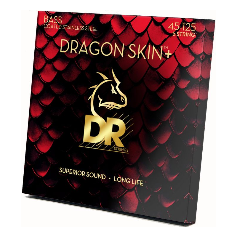DR Strings Dragon Skin DBS 45-125 Stainless