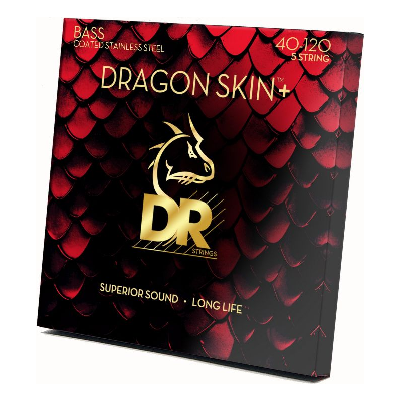 DR Strings Dragon Skin DBS5 40-120 Stainless