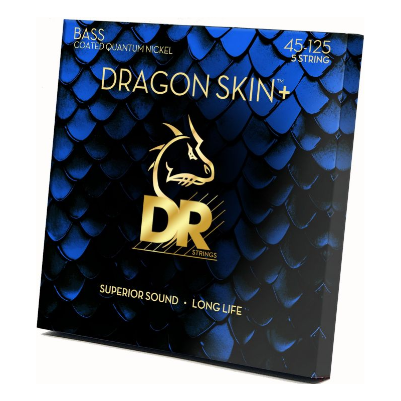 DR Strings Dragon Skin DBQ5 45-125 Quantum Nickel