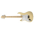 PRS SE Silver Sky Maple Left-Hand Moon White