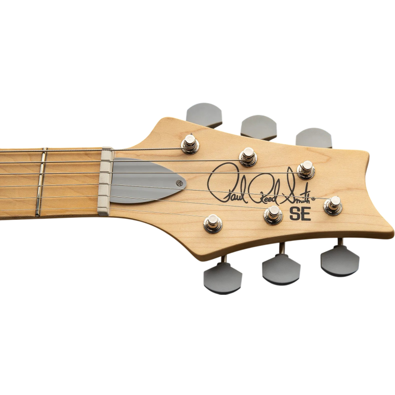 PRS SE Silver Sky Maple Left-Hand Moon White