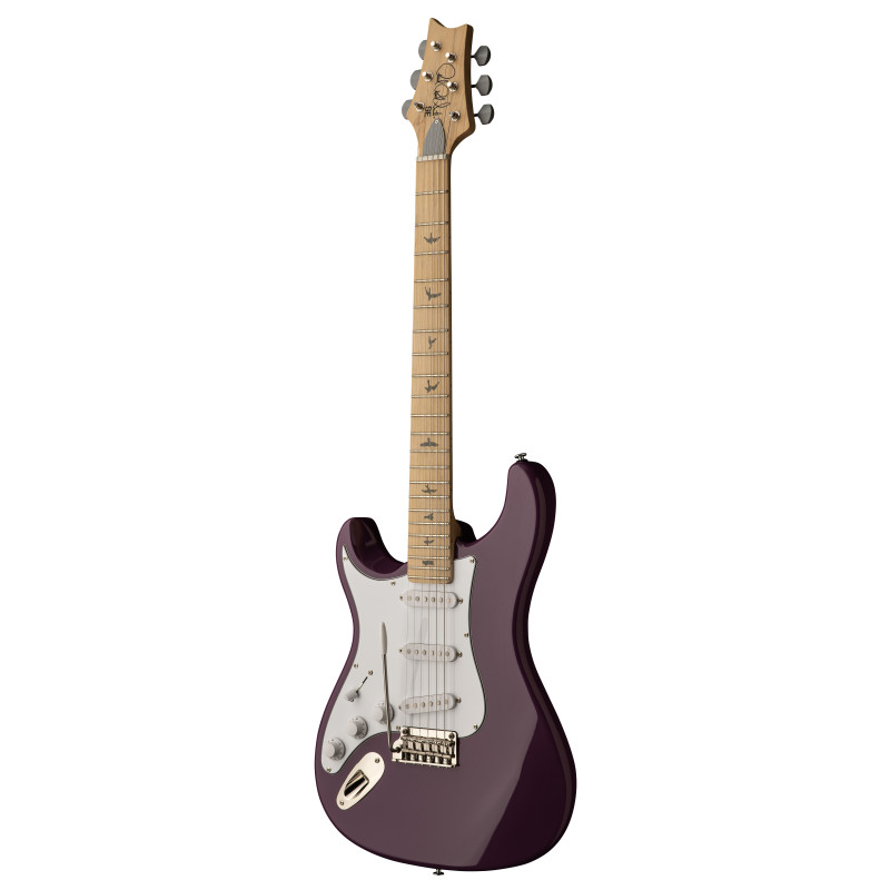 PRS SE Silver Sky Maple Left-Handed Summit Purple