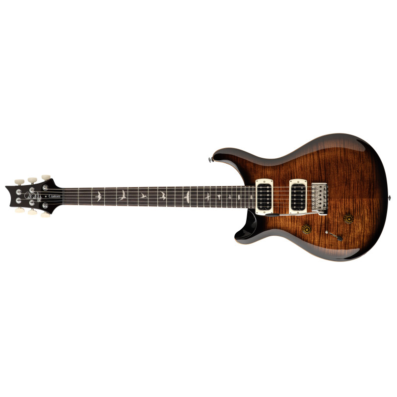 PRS SE Custom 24 Left-Handed Black Gold Sunburst