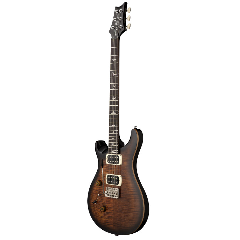 PRS SE Custom 24 Left-Handed Black Gold Sunburst