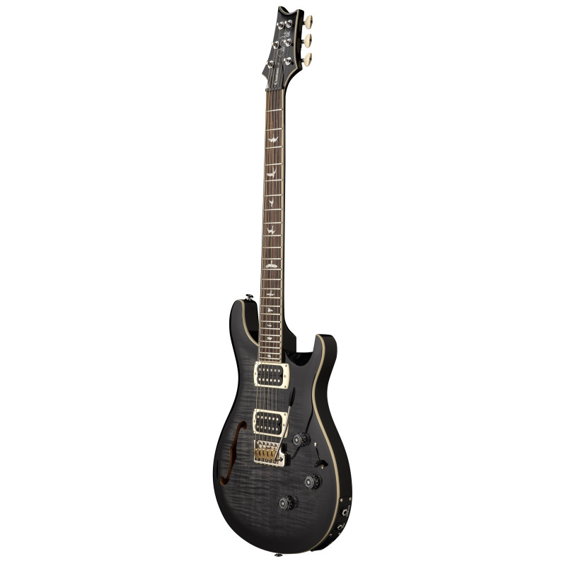 PRS SE Custom 24 Semi-Hollow Piezo Charcoal Burst