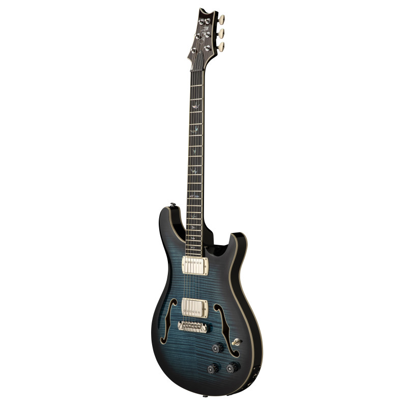 PRS SE Hb II Piezo Peack Blue Smokeburst