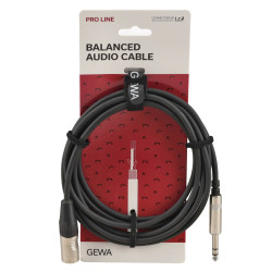 Alpha Audio Cable XLR Macho - Jack Stereo 3 m