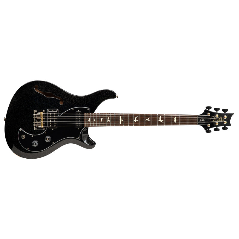 PRS S2 Vela Semi-Hollow Black Rainbow Holofake