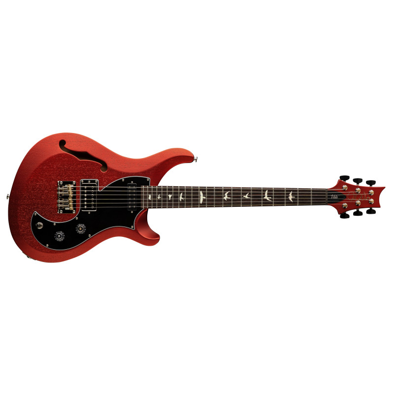 PRS S2 Vela Semi-Hollow Satin Red Apple Metallic
