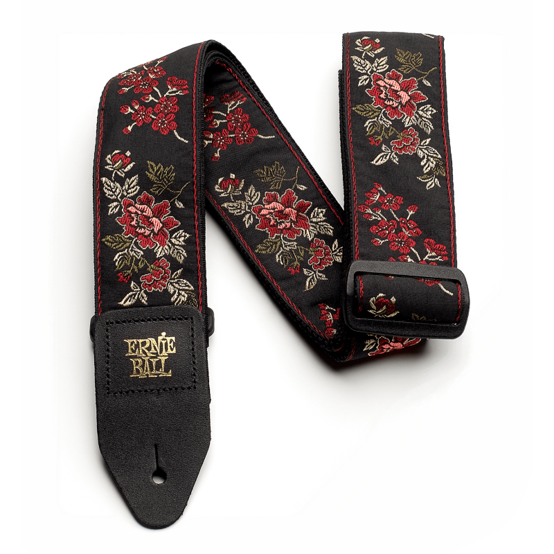 Ernie Ball AEB4142 Jacquard Polypro Red Rose