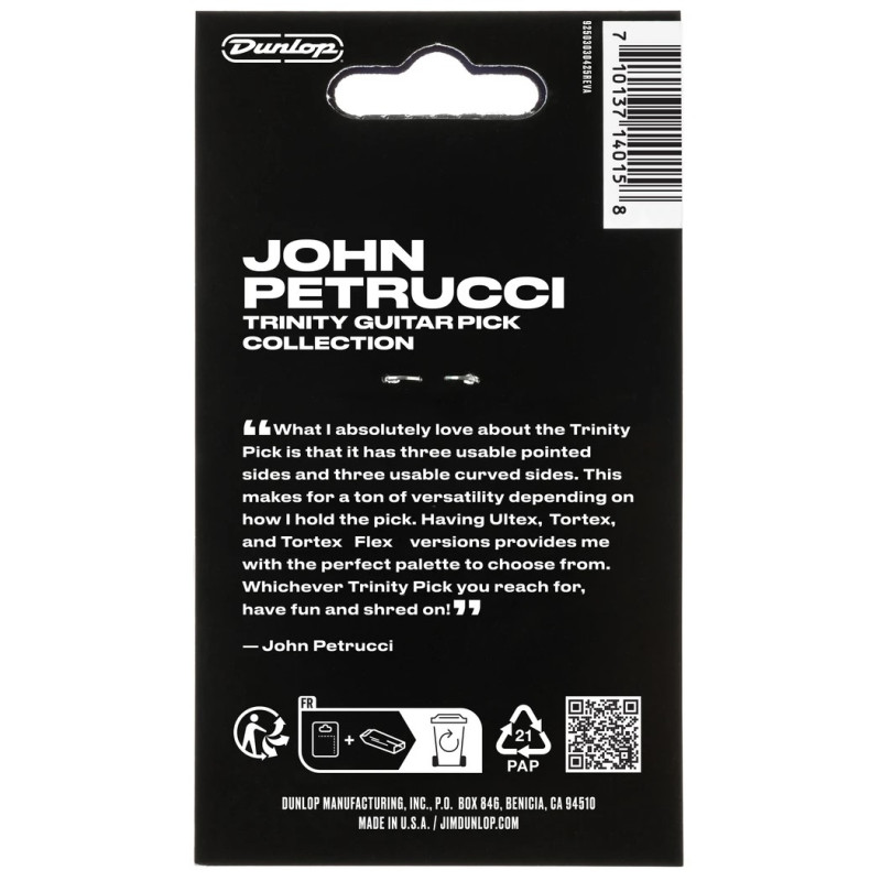 Dunlop Pack 6 Puas John Petrucci Trinity