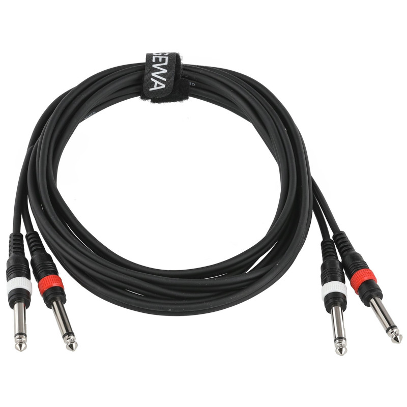 Alpha Audio 2 Jack Mono, 2 Jack Mono, 3 m