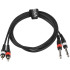 Gewa 2 RCA - 2 Jack Mono 1.5 m