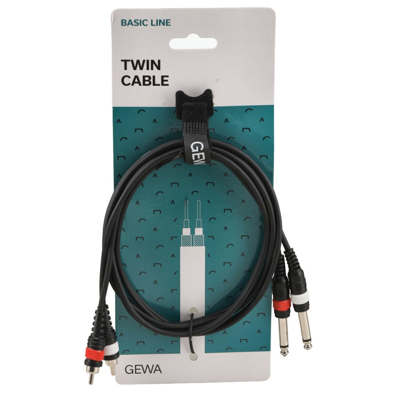 Alpha Audio 2 RCA - 2 Mono Jack, 1.5 m