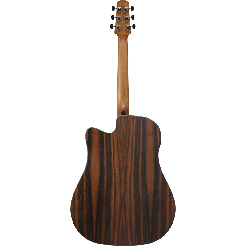 Ibanez AAD70CETBN Transparent Charcoal Burst Low Gloss top