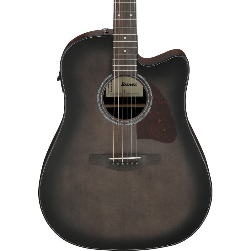 Ibanez AAD70CETBN Transparent Charcoal Burst Low Gloss top