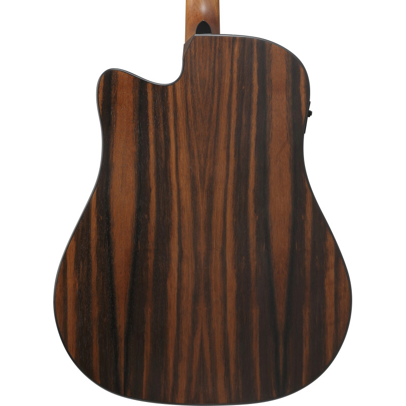 Ibanez AAD70CETBN Transparent Charcoal Burst Low Gloss top