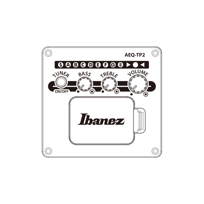 Ibanez AAD70CETBN Transparent Charcoal Burst Low Gloss top