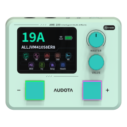 Audota AME-100 Procesador Multiefecto Guitarra