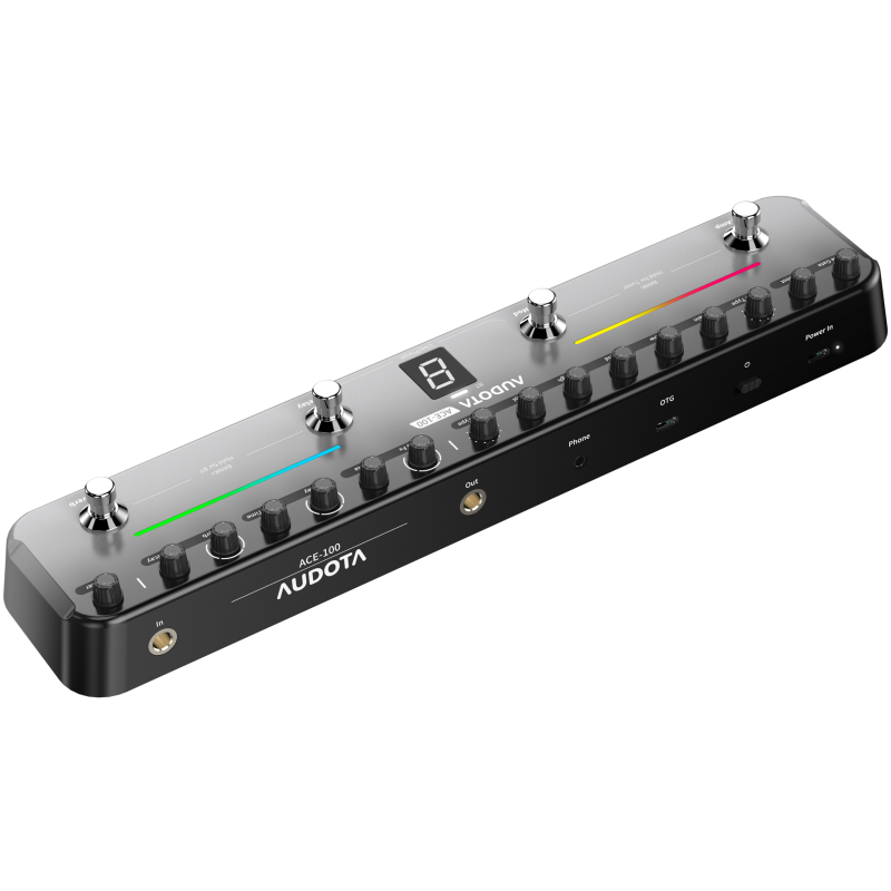 Audota ACE-100 Procesador Multiefecto Guitarra