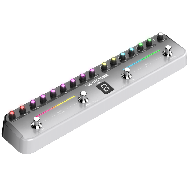 Audota ACE-100 Procesador Multiefecto Guitarra