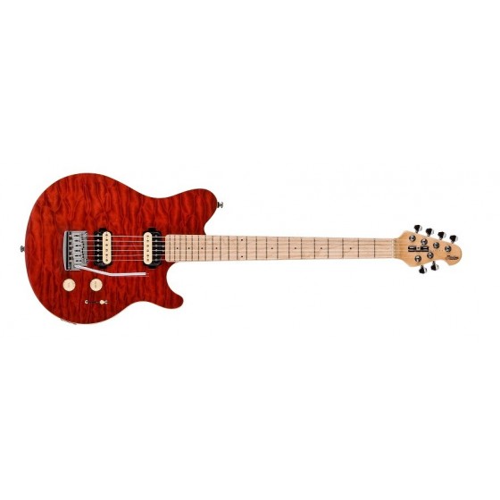 STERLING BY MUSIC MAN SUB AX3 Transparent Red - Guitarras