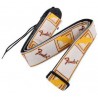 Fender Strap Monogram White/Brown/Yellow