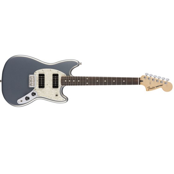 FENDER Mustang Bass P90 Silver