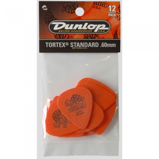 DUNLOP Pack 12 Puas Tortex Standard 0,60mm