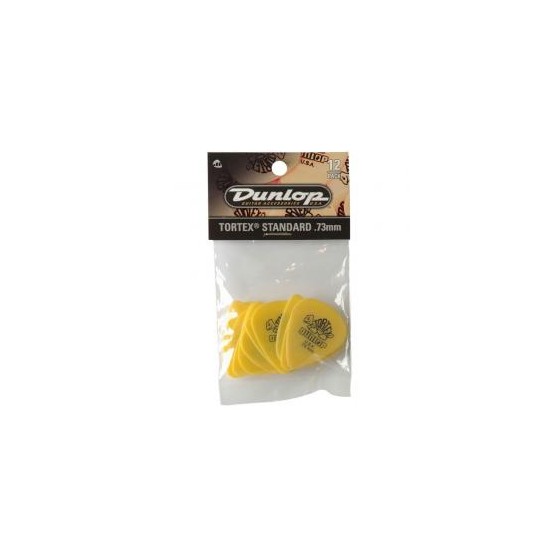 DUNLOP Pack 12 Puas Tortex Standard 0,73mm