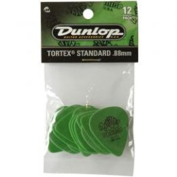 DUNLOP Pack 12 Puas Tortex Standard 0,88mm
