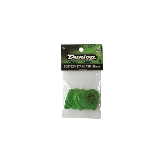 DUNLOP Pack 12 Puas Tortex Standard 0,88mm