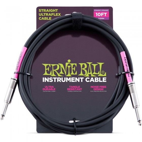 ERNIE BALL Cable UltraFlex 3Mts Black