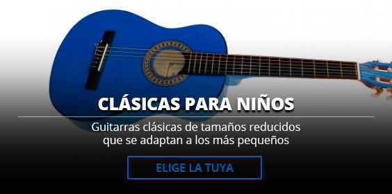 Guitarras clásicas para niños